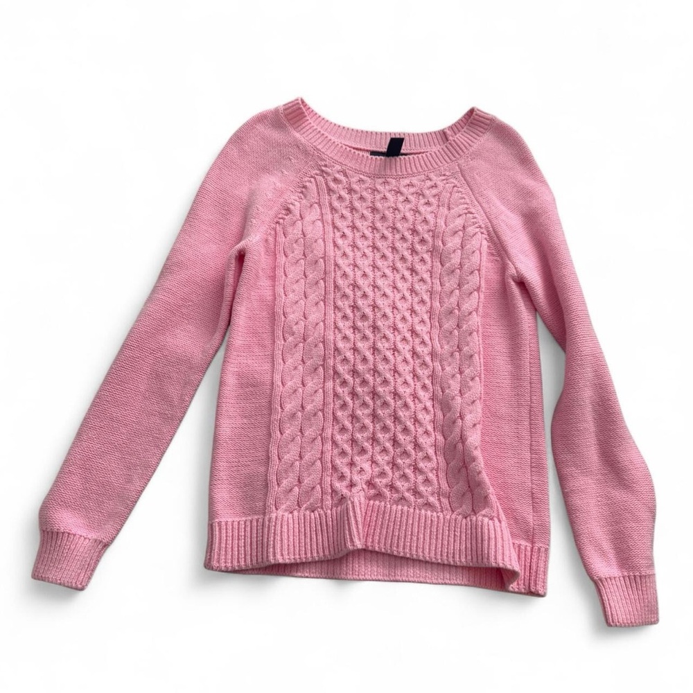GAP Pink Cable Knit Women's Sweater